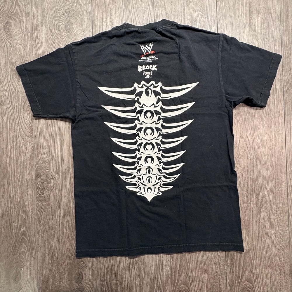 Vintage Brock Lesnar WWE Here Comes The Pain T-Shirt Mens Medium Black Graphic - Picture 6 of 9